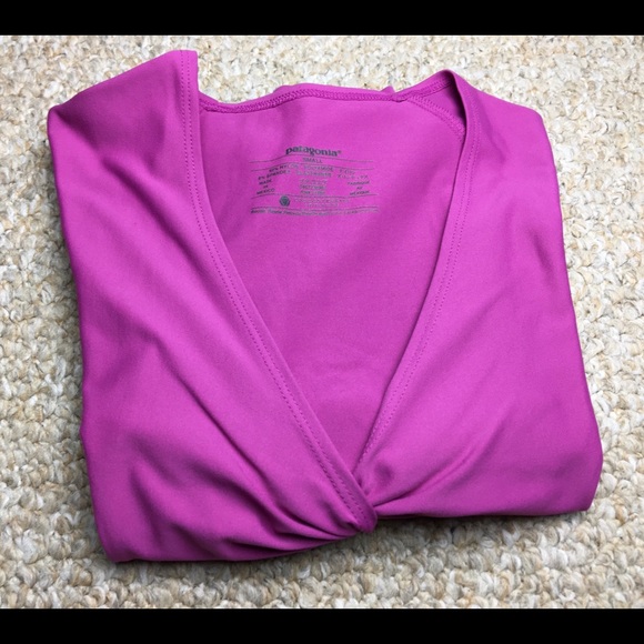 XS Patagonia Bandha Twist Knot Dress Purple EUC 🌟 - Picture 6 of 8